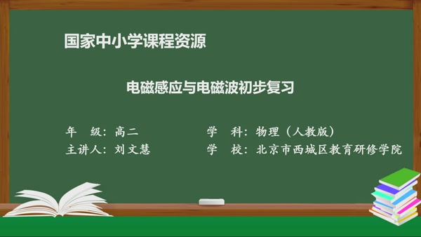 电磁感应与电磁波初步复习