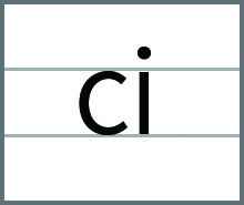 整体音节表ci的发音书写方法