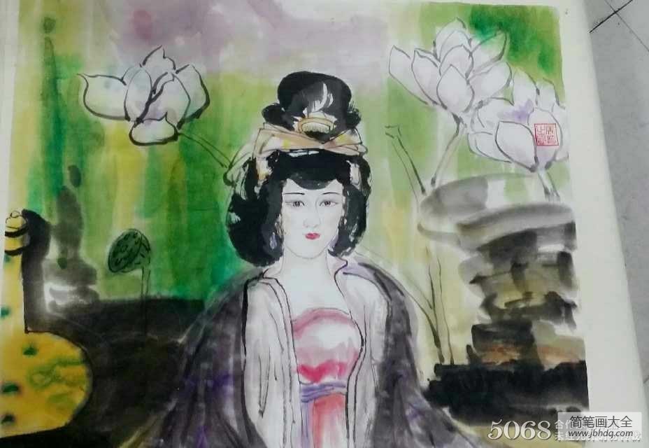 古代仕女图国画人物