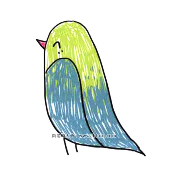 漂亮的小鸟简笔画图片3
