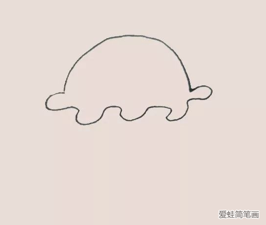 水母简笔画