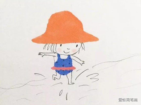 可爱女孩插画图片欣赏