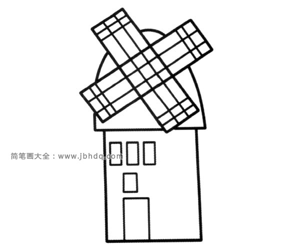 漂亮的建筑简笔画图片6