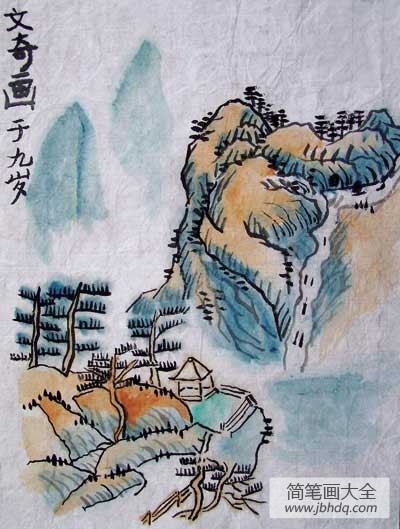 烟雨蒙蒙醉江南国画山水