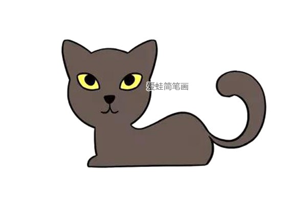 小猫简笔画图片1