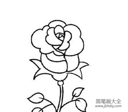 儿童简笔画画花 画花的简笔画图片