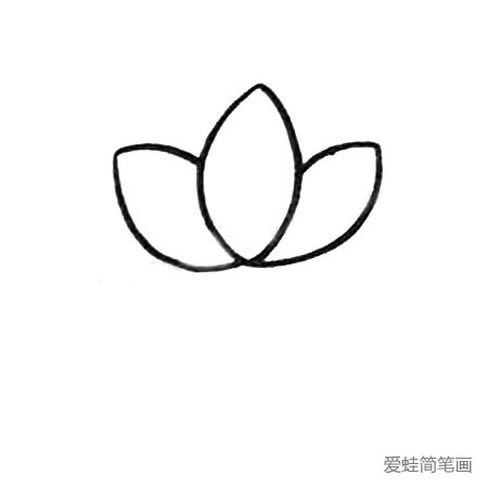 荷花简笔画