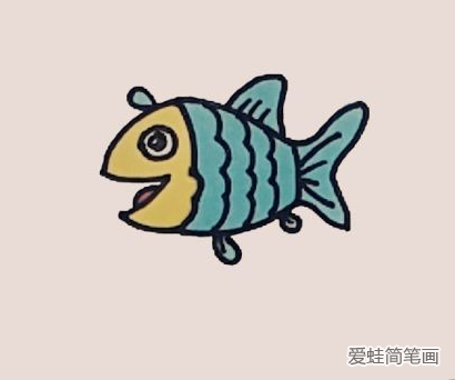 小鱼简笔画