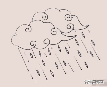 雨云简笔画