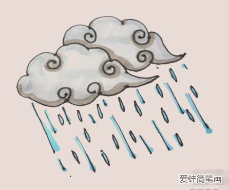 雨云简笔画