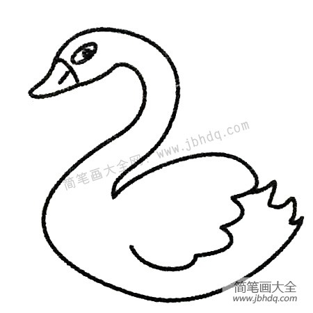 4.最后画眼睛和鼻孔。