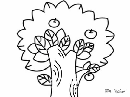 苹果树简笔画