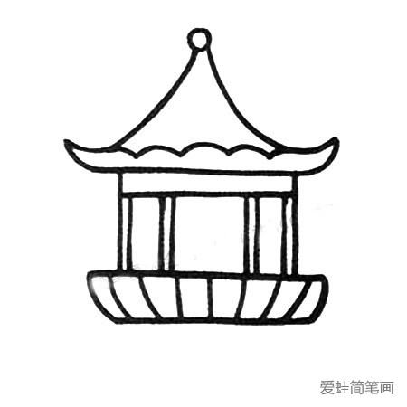 亭子简笔画