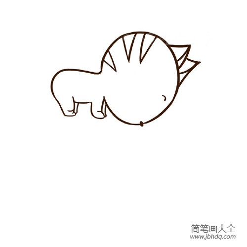 小猫和小鱼简笔画图片