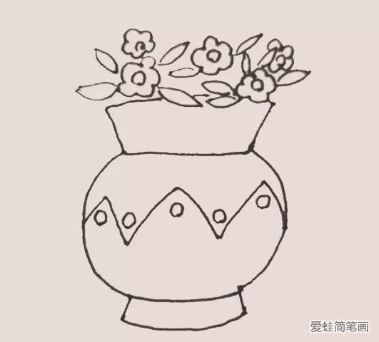 花瓶简笔画