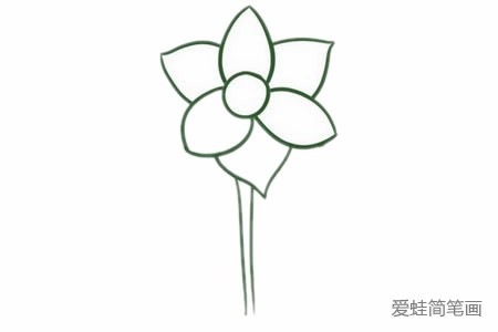 水仙花简笔画