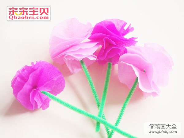 母亲节简单小花手工制作