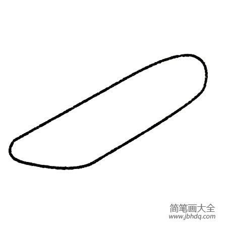 滑板简笔画大全及画法步骤