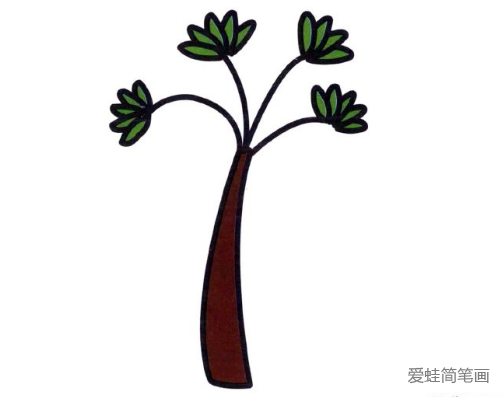 小树简笔画