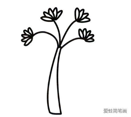 小树简笔画