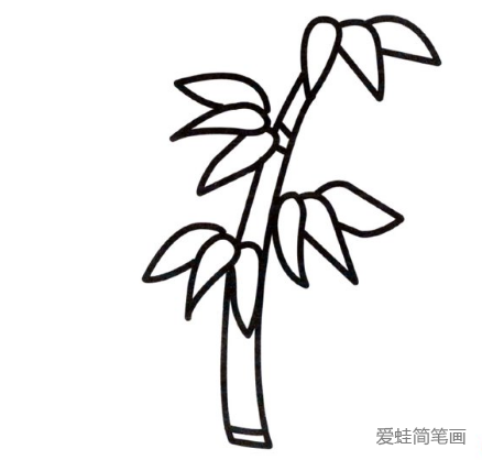 竹子简笔画