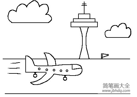 大飞机简笔画图片大全