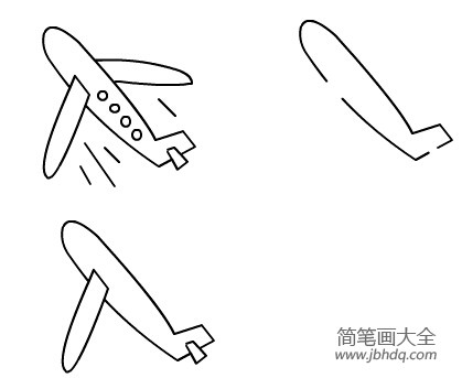 航天飞机简笔画图片