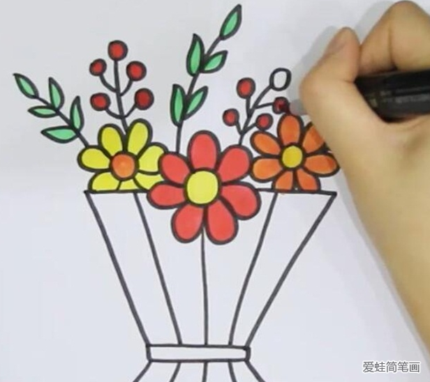 花束简笔画